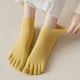 thumbnail image 5 of Women Five Finger Socks Female Slippers Invisible Toe Sock Solid Color Funny Funny Toe Sock Lady Sports Run Fitness Short Socks, 5 of 5