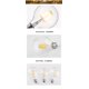 thumbnail image 4 of Un juego de 6 bombillas LED de 6w, filamento transparente, resistencia inmutable Zefei Wu  9024735021957, 4 of 4