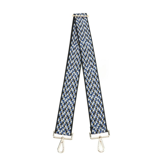 Correa para cámara de poliéster grueso y tejido para el cuello y el hombro, ideal para fotografía al aire libre, color negro, azul y blanco.