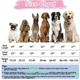 thumbnail image 3 of Large Dog Warm Jumpsuit, Winter Dog Pajamas, Dog Cold Weather Coat Luminous Outfit, Anti-Shedding Bodysuit for Medium Large Dogs Pink, 3 of 7