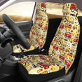 thumbnail image 2 of Yiaed Vehicles Print Car Seat Covers,Universal Auto Seats Protector Fits for Car,SUV Sedan,Truck,Automotive Seat Covers & Accessories(Two packs), 2 of 7