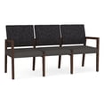thumbnail image 1 of Pemberly Row Waiting Reception 3 Seat Tandem Seating No Center Arms in Gray, 1 of 5