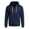 thumbnail image 4 of SRZYMJ Mens Hooded Sweatshirt Casual Long Sleeve Drawstring, 4 of 4