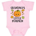 thumbnail image 3 of Inktastic Grandmas Little Pumpkin with Leaves and Stars Boys or Girls Baby Bodysuit, 3 of 5