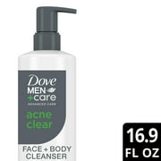 Dove Men+Care Advanced Care Acne Clear Mens Cleanser All Skin, 16.9 oz