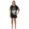 thumbnail image 3 of Beetlejuice Women's Recently Deceased Movie Nightgown Pajama Shirt Dress For Adults, 3 of 7