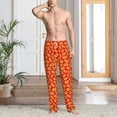 thumbnail image 6 of Lsque A Big Hot Dog Print Men's Pajama Pants, Lounge Pant - Comfortable Home Wear,Elastic Waistband, Stylish Design-Large, 6 of 9