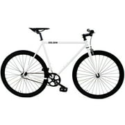 Golden Cycles Single Speed Fixie Bike – Lightweight Steel Frame, Flip-Flop Hub, 700c Wheels, Multiple Sizes & Deep V Rims (Shocker, 55)