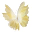thumbnail image 3 of Decoración de boda con mariposa artificial, fondo de flores gigantes, accesorio colgante Amarillo, 3 of 9