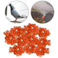 thumbnail image 6 of 100x Reusable Birds Foot Bands Leg Rings Racing Tags Numbered Training Identify Tool for Small Poultry, , Finch, Parrots , Orange, 6 of 8