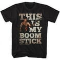 thumbnail image 2 of Army Of Darkness MY BOOMSTICK-Front Print-Black Adult Short Sleeves T-Shirt 2XL, 2 of 3
