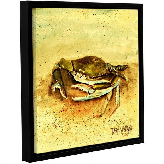 ArtWall Derek Mccrea "Crab" Gallery-wrapped Floater-framed Canvas