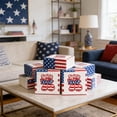 thumbnail image 6 of Yakvarog 4th of July Napkins, 20Pcs Red White Blue Patriotic Theme Dinner Napkins, 6.5" x 6.5" Independence Day Disposable Paper Napkins for Memorial Day 4th of July Party Decorations, 6 of 6