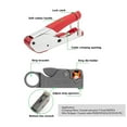 thumbnail image 4 of Coaxial Cable Crimper Set, High Hardness Safe Coax Cable Crimper Tool Kit Excellent RF Performance Professional With Stripper For Satellite TV Antenna, 4 of 8