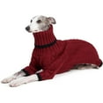 thumbnail image 4 of UOSIA Italian Greyhound Clothes, Warm Sweater for Whippets, Two-Legged Turtleneck Dog Onesie, 4 of 7