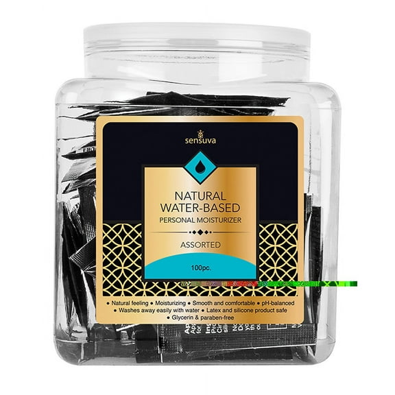 Sensuva Ultra Thick Hybrid Personal Moisturizer - Asst. Tub of 100