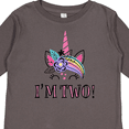 thumbnail image 4 of Inktastic 2nd Birthday Unicorn 2 Year Old Girl Girls Long Sleeve Toddler T-Shirt, 4 of 5