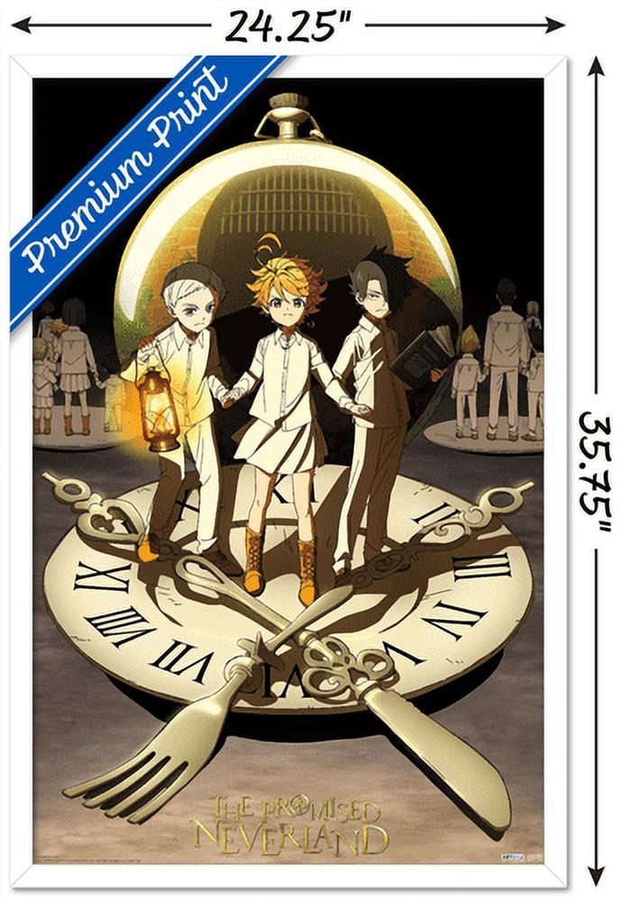 The Promised Neverland - Group Wall Poster, 22.375" x 34", Framed