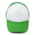 thumbnail image 3 of DALIX Two Tone Summer Mesh Cap in Kelly Green and White Trucker Hat, 3 of 6