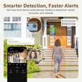 thumbnail image 5 of VividEye 2K Window Cameras For Home Security, 5G & 2.4GHz WiFi Indoor Camera With Full Color Night Vision, Human/Motion Detection, 24/7 Recording, Peel-and-Stick, Easy & Quick Install, 5 of 10