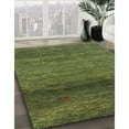 thumbnail image 2 of Ahgly Company Indoor Rectangle Contemporary Army Green Abstract Area Rugs, 8' x 12', 2 of 6
