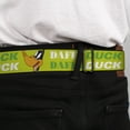 thumbnail image 4 of Looney Tunes Belt, Seatbelt Buckle Belt, Daffy Duck Face Close Up Greens, 30 to 44 Inches, 4 of 9