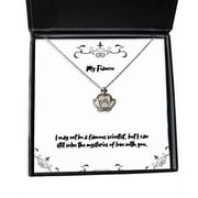 Beautiful Fiancee Gifts, I May not be a Famous Scientist, but I can Still Solve The, Cool Crown Pendant Necklace for from, Funny Fiancee Gift Ideas, Unique Fiancee Gifts, Cool Fiancee Gifts, Best