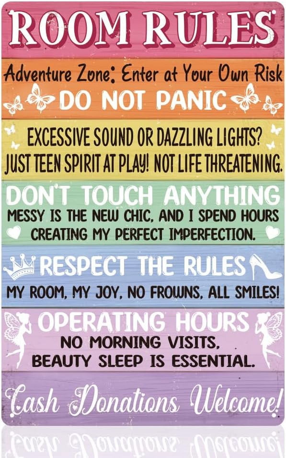 Cute Room Decor For Teen Girls Bedroom Aesthetic Slay All Day Sign Preppy Stuff Funny Posters Pink Room Signs Coquette Decor Girl Dorm Room Wall Decor Cute Things For Teens Girls