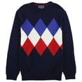 thumbnail image 1 of Club Room Chandail à Col Rond pour Hommes, Bleu, TTG, 1 of 3