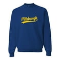 thumbnail image 2 of Go All Out City Of Pittsburgh Pennsylvania Pride Fashion Script Sweatshirt Crewneck Mens/Youth, 2 of 4