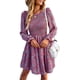 thumbnail image 5 of Vestido Estampado Vestido de Mujer Envoltura en el Pecho Elástico Lindo Cuello Redondo para Ropa de Fiesta ANGGREK  Otros, 5 of 6