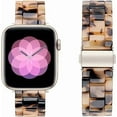 thumbnail image 3 of KOMI Band Replacement for Apple Watch 49mm 45mm 44mm 42mm 41mm 40mm 38mm Women Men Fashion Resin Wirstband Bracelet Strap for iWatch Ultra 2/1 Series 9 8 7 6 SE 5 4 3 2 1, 3 of 5