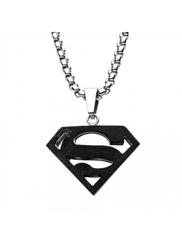 DC Comics Superman Steel Pendant Necklace
