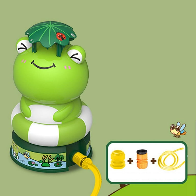 Rocket Sprinkler Toy For Kids - Outdoor Rotation Water Rocket For Boys Girls Age 3 4