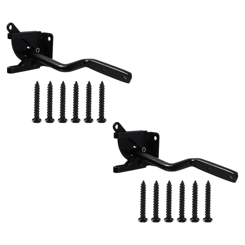Myenne 2 Sets Gravity Locking Automatic Latch External Door Latch Garden Gate Latch