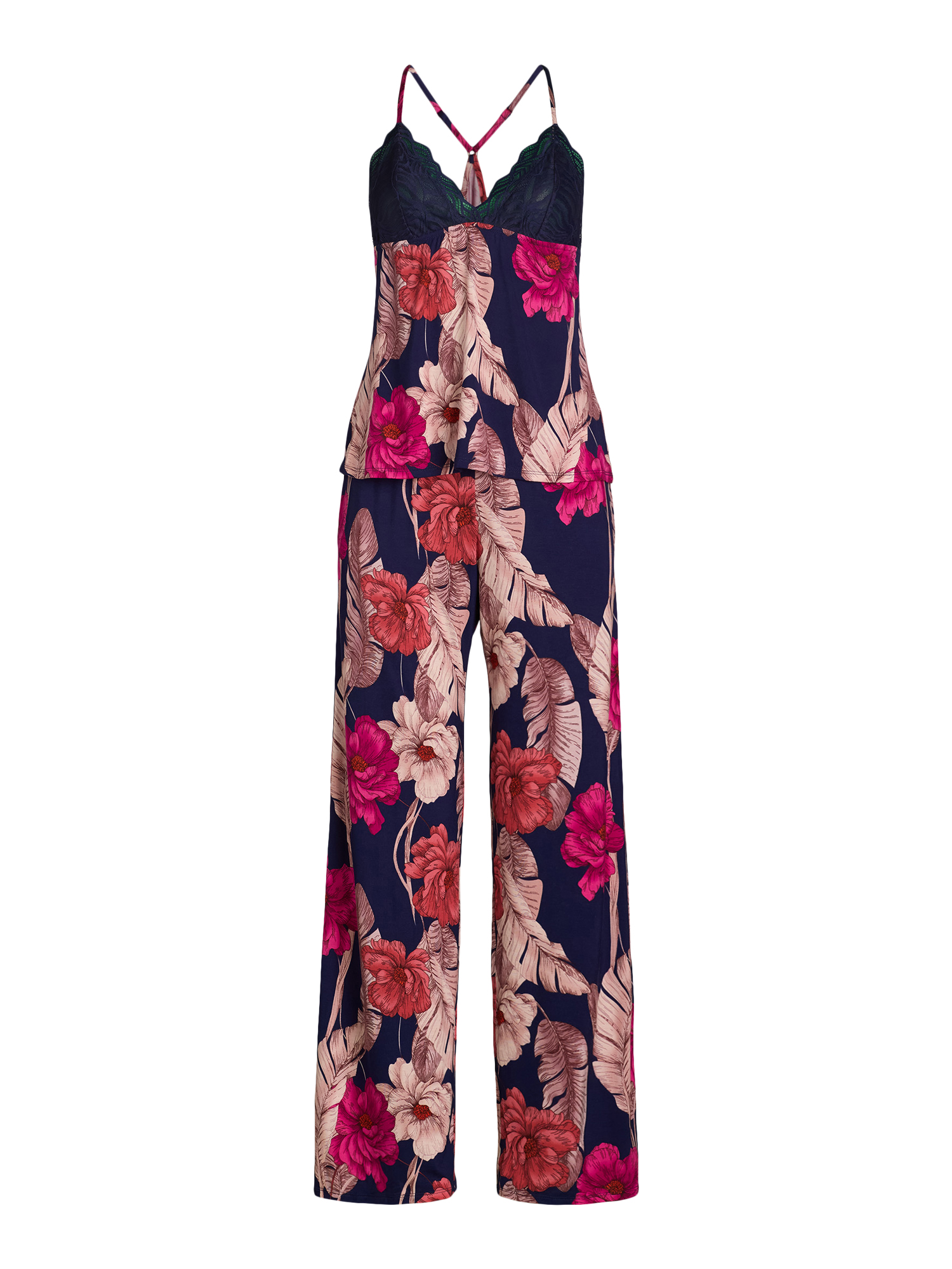 Sofia Intimates Women's and Plus Modal Cami and Pajama Pants Set, 2-Piece, Sizes XS-3X