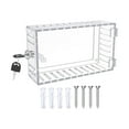 thumbnail image 3 of Caja de seguridad para termostato con llave, cubierta para panel de control de calefacción y aire acondicionado, universal, transparente, con cerradur, 3 of 9