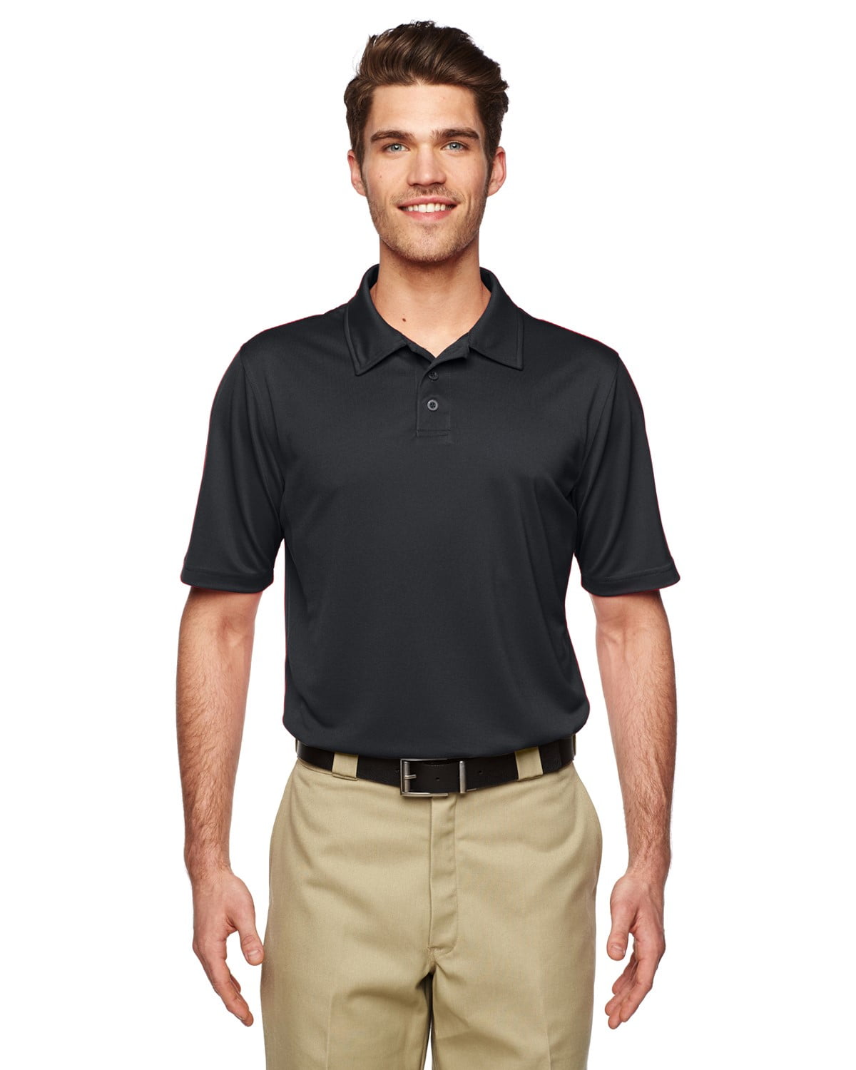Dickies - Dickies Men'S Industrial Work Tech Performance Ventilated Polo Shirt, Black, 3X