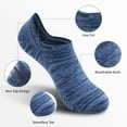 thumbnail image 5 of Mens No Show Socks, 8 Pairs Non Slip Ankle Socks for Men Low Cut Athletic Liner Sock for Loafer Flats Sneakers, 5 of 5