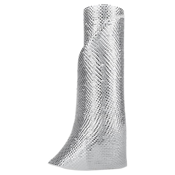 Silver Mesh Christmas Ribbon, 10.5" x 15', by Holiday Time