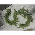 thumbnail image 6 of 6 Ft Christmas Garland - Artificial Cypress Leaf Vine Garland, Norfolk Style Real Touch Vine, Christmas Decorations for Front Door,Thanksgiving, Xmas Tree, 6 of 7