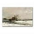 thumbnail image 3 of Trademark Fine Art "The Snow, 1873" Canvas Wall Art by Charles Daubigny, 3 of 4