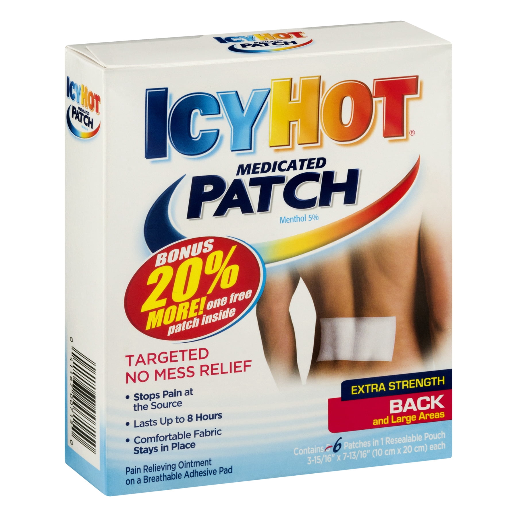 Icy Hot Medicated Patch - 6 CT6.0 CT