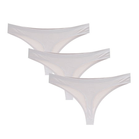 BKQCNKM Panty Liners For Women Women S Panties Thong Cotton Women S 3Pc Holes Underpants With Air Underwear Panties For Women