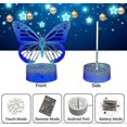 thumbnail image 3 of Butterfly Night Light, Birthday Gift For Girls 3d Illusion Lamp Kids Bedside Lamp With 16 Colors Changing Remote Control Butterfly Toys Girls Gifts, 3 of 5