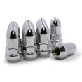 thumbnail image 1 of 24 Bullet Lug Nuts Chrome Bulge Acorn 12 12x1.5 & 12 1/2-20, 1 of 5