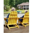thumbnail image 5 of PXZEE Folding HDPE Adirondack Chair, Outdoor Adirondack Chair for Patio Front Porch Pool Garden Deck Fire Pit Outside, Weather Resistant, 5 of 8