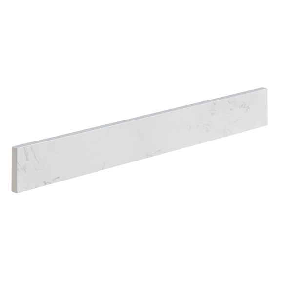 Fondis 36 in.W Engineered Stone Vanity Backsplash in Aosta White