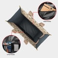 thumbnail image 4 of Teacher Tote Bag,Brown Dog Paw Footprint Bone Teacher Utility Tote Bag,Large Work Tote Bags for Women with Multiple Pockets,Top Zipper Closure,13.8x10.6x6.7 Inch, 4 of 5