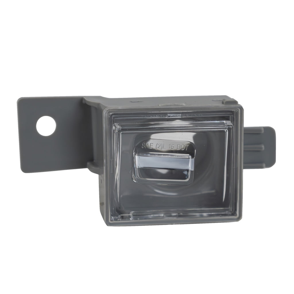 For GMC Sierra 1500 2014-2024 License Plate Light Passenger Side | Rear | CAPA Certified | Lens & Housing | Plastic | Replacement For GM2875101C | 23251665